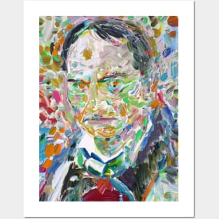 CHARLES BAUDELAIRE acrylic portrait Posters and Art